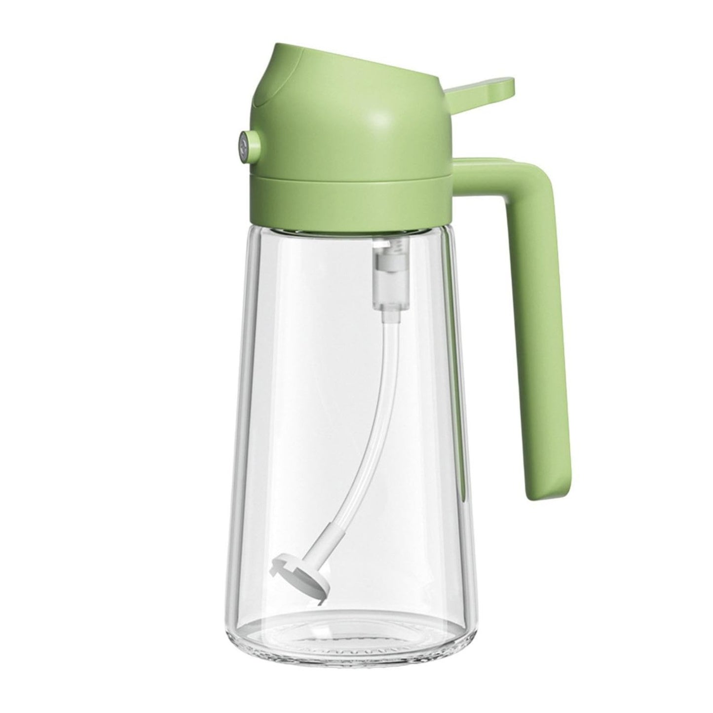 2-in-1 Oil Dispenser Bottle | Oil Sprayer and Dispenser | Healthy Cooking