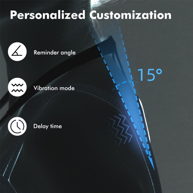 Smart Neck Posture Corrector for Men & Women | Intelligent Back Brace for Spine Alignment | Hunchback & Kyphosis Support