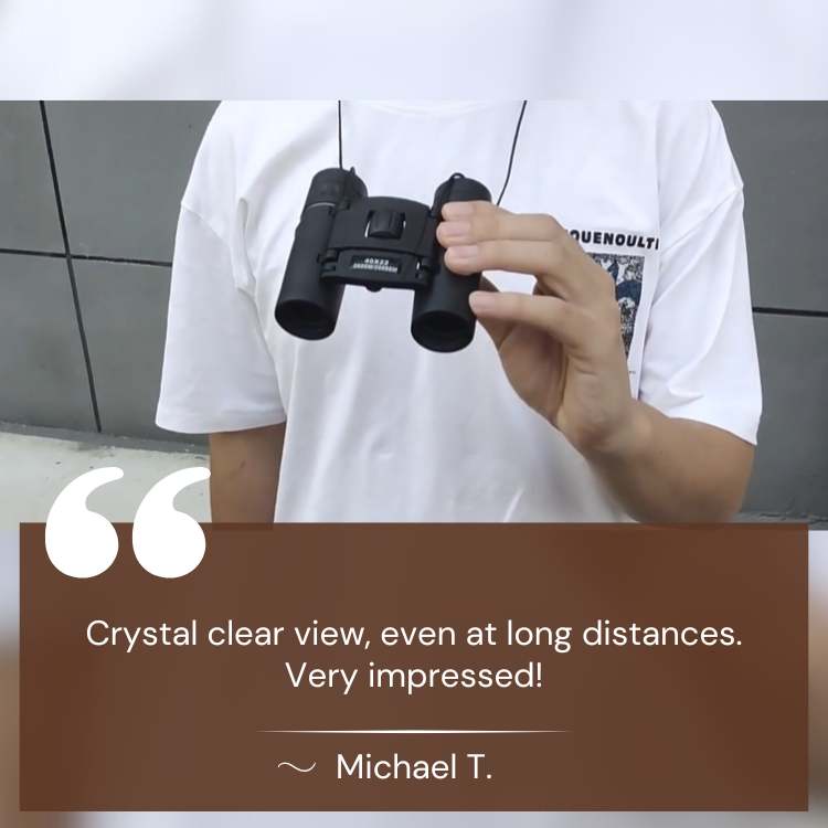 40x22 HD Long-Range Binoculars | Lightweight, Multi-Coated Lenses for Bird Watching, Wildlife Observation & Stargazing