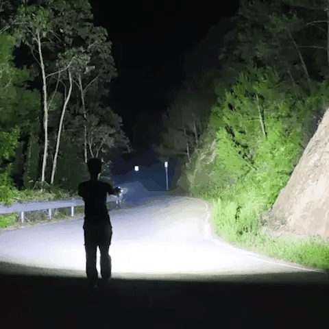100,000 Lumen Rechargeable LED Flashlight | Waterproof, Impact-Resistant & Ideal for Hiking, Emergencies & Power Outages
