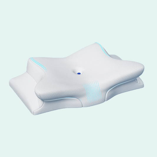 Memory Foam Neck Pillow | Ergonomic Support for Neck Pain Relief at Home