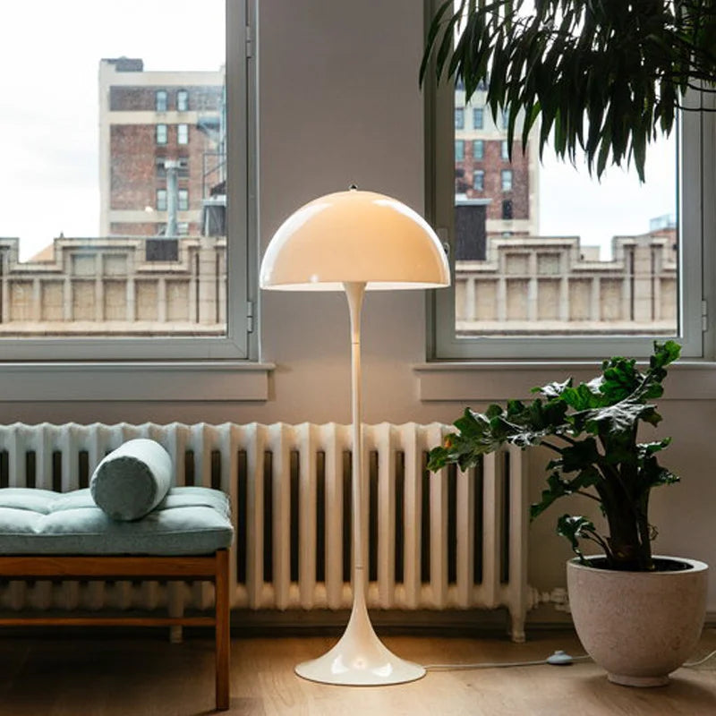 LED Mushroom Floor Lamp - Nordic Danish Design - Modern Lighting for Living Room & Bedroom