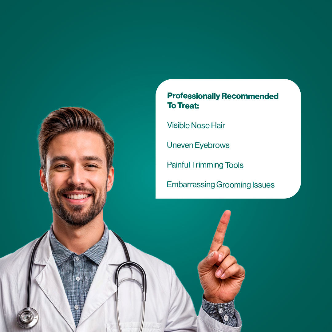 Nose Hair Trimmer for Men | Rechargeable & Design for Daily Use