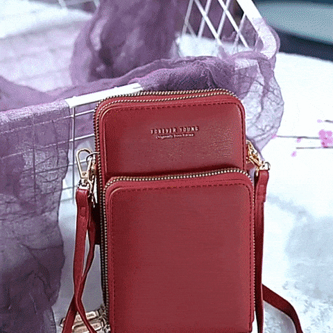 Leather Crossbody Phone Bag | Over-the-Shoulder Phone Bag