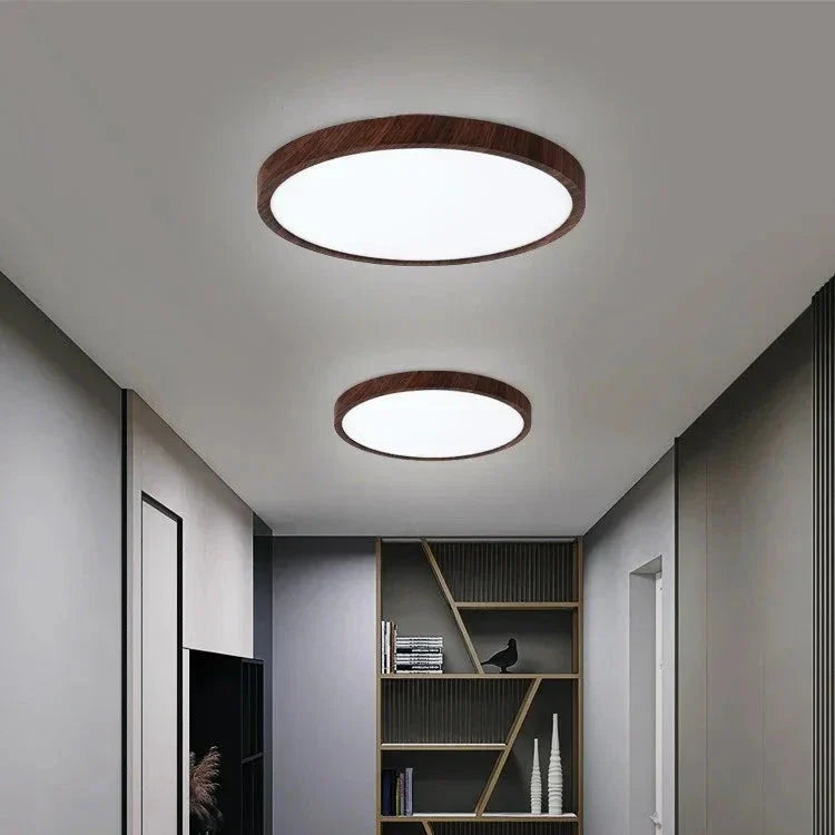LED Ultrathin Circular Ceiling Light Fixture - Modern Design for Living Room & Kitchen Lighting
