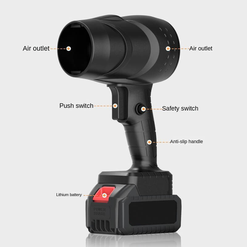 High-Pressure Cordless Air Blower | Adjustable Speed, Lightweight & Ideal for Car, Home & Garden Cleaning