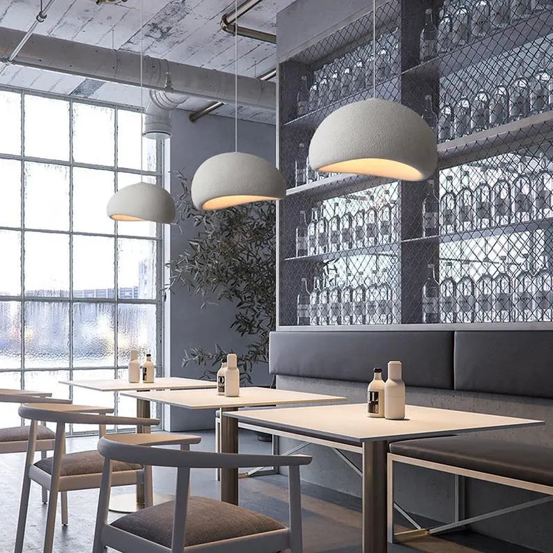 LED Pendant Lamp - Nordic Wabi Sabi Design - Adjustable Lighting Fixture for Home Decor & Modern Interiors