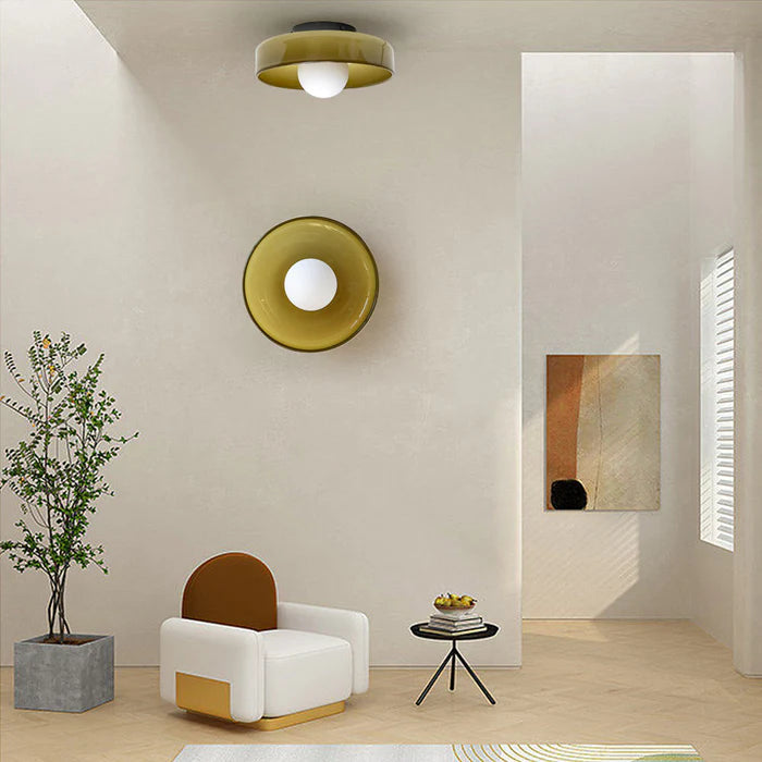 LED Round Flush Mount Ceiling Light Fixture - Modern Energy-Efficient Lighting for Contemporary Home Décor & Low Ceilings