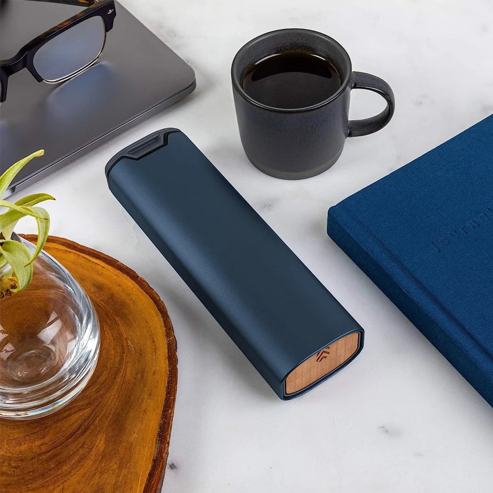 Weekly Pill Organizer | Premium Aluminium & Wooden Design for Home, Office & Travel