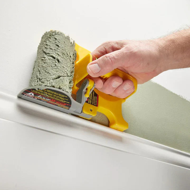 Precision Paint Roller with Ergonomic Handle & High-Density Foam for Smooth Finish & Easy Application