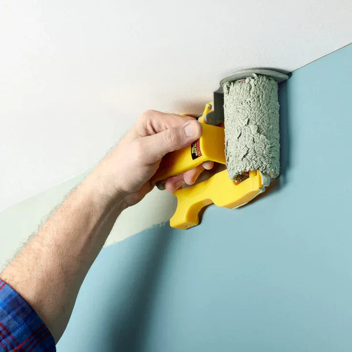 Precision Paint Roller with Ergonomic Handle & High-Density Foam for Smooth Finish & Easy Application