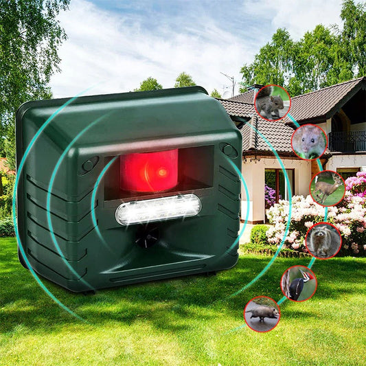 Ultrasonic Animal Repeller | Motion-Activated, Eco-Friendly & Safe for Gardens and Yards