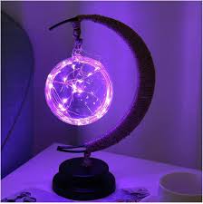 LED Lunar Lamp - Enchanted Moon Night Light for Bedroom, Nursery & Home Decor