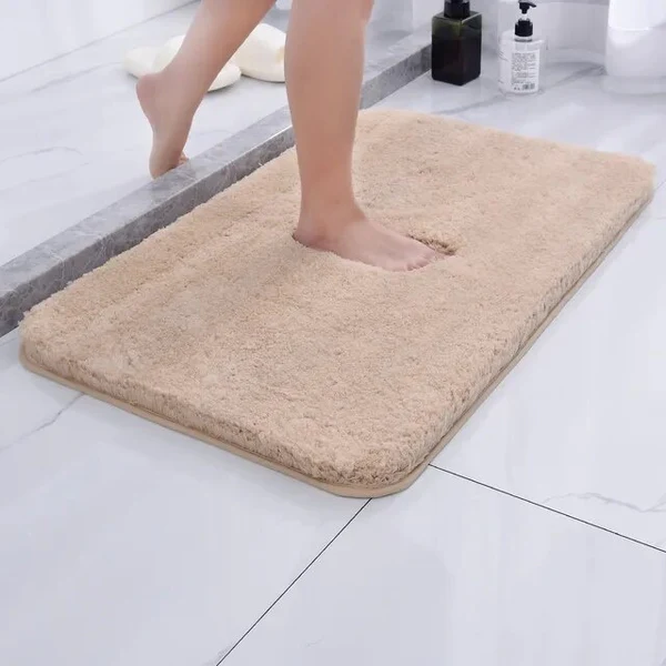 Plush Bath Rug | Ultra-Soft, Highly Absorbent & Non-Slip for Bathroom Safety and Comfort
