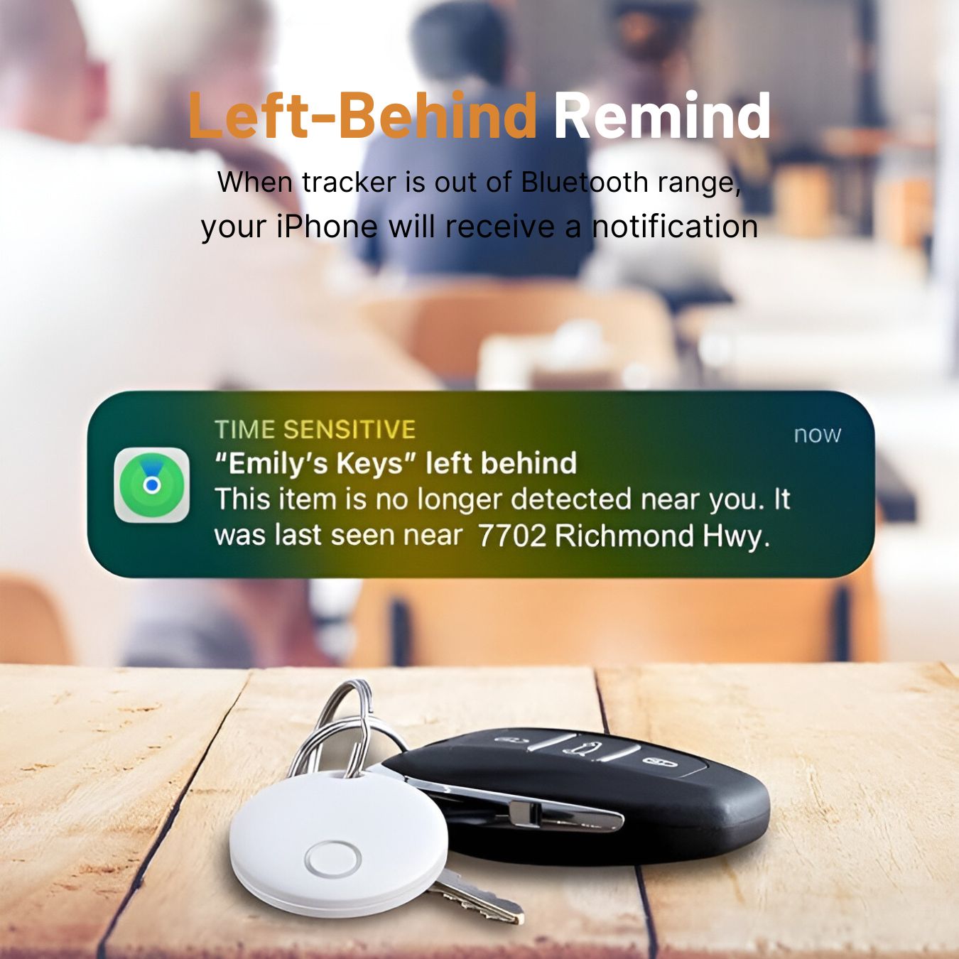 Universal Luggage Tracker | Compact, Bluetooth-Compatible & Ideal for Travel Security