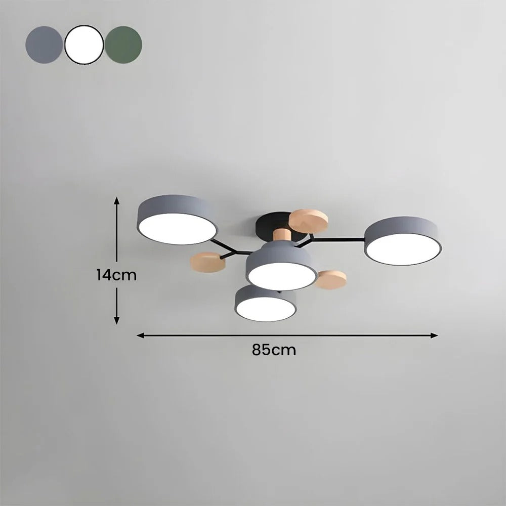 Contemporary Round Iron LED Chandelier | Energy-Efficient. Stylish Lighting for Living Rooms. Dining Areas & Entryways