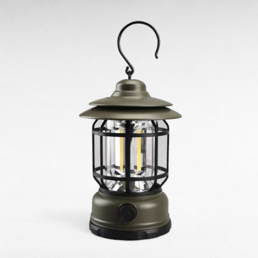 Rechargeable LED Camping Lantern | Vintage-Style, Dimmable Light for Outdoor Adventures & Home Emergencies