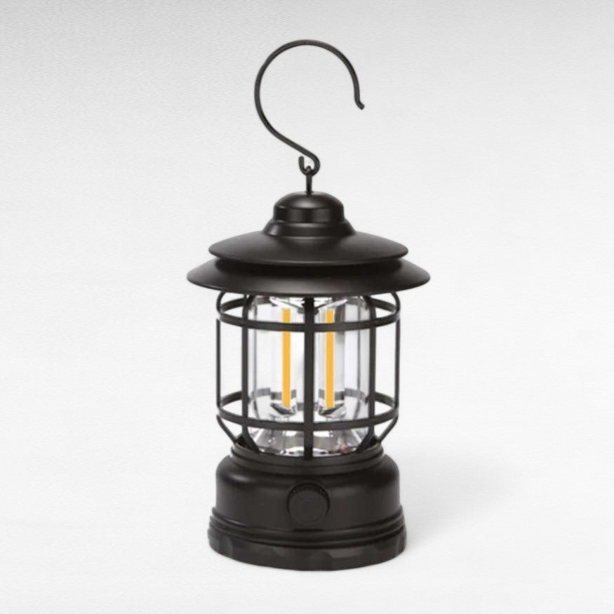 Rechargeable LED Camping Lantern | Vintage-Style, Dimmable Light for Outdoor Adventures & Home Emergencies