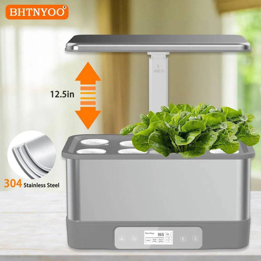 Indoor Hydroponic Growing System Kit with WiFi Control for Home Gardening & Plant Cultivation