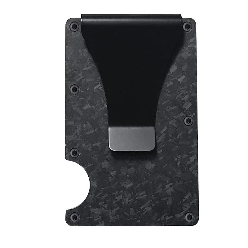 Titanium Matte Cobalt Card Holder – Slim & Stylish RFID Wallet for Men & Women