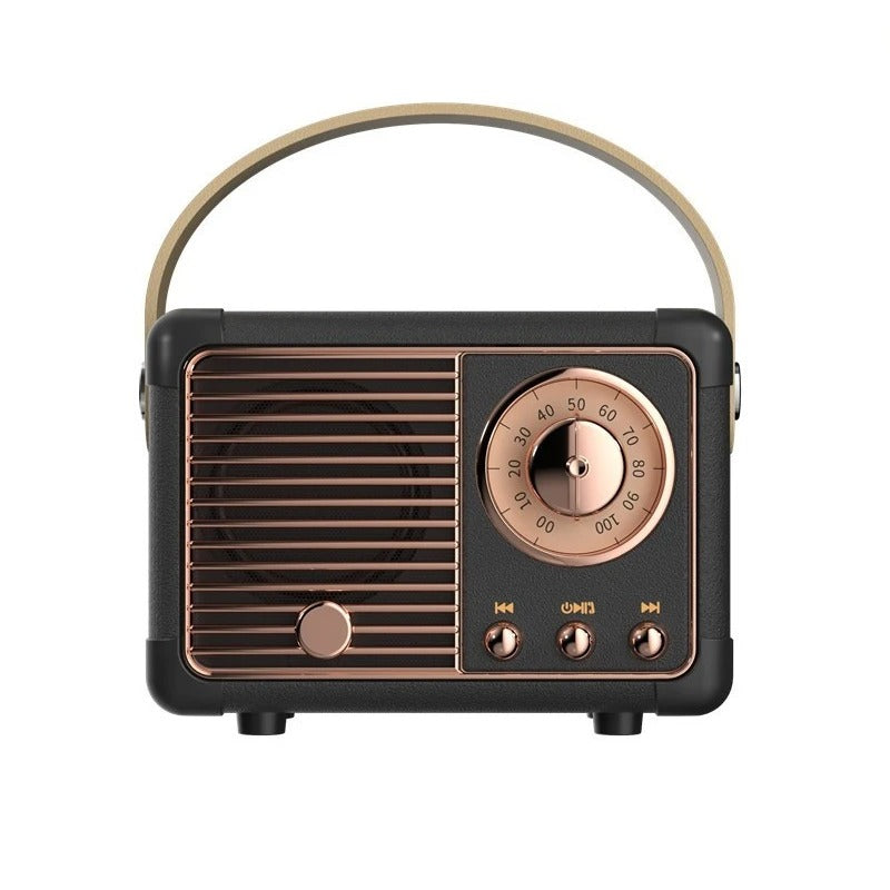 EchoWave™ | Vintage Bluetooth Speaker with Retro Design | Portable Wireless Audio for Home & Outdoor Use