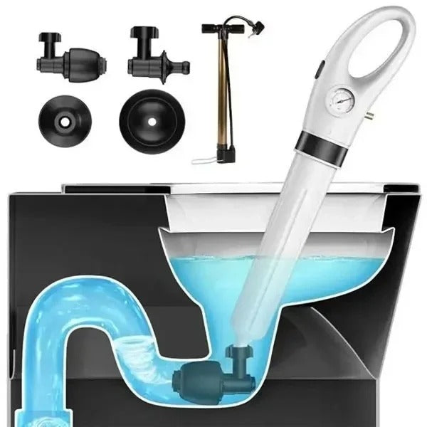 Effortless Toilet Plunger | Eco-Friendly, High-Pressure Drain Unblocker for Home Maintenance