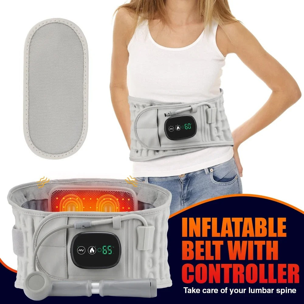 Heated Waist Massager – Targeted Back Pain Relief with Soothing Heat Therapy - Lumbar Support and Muscle Recovery