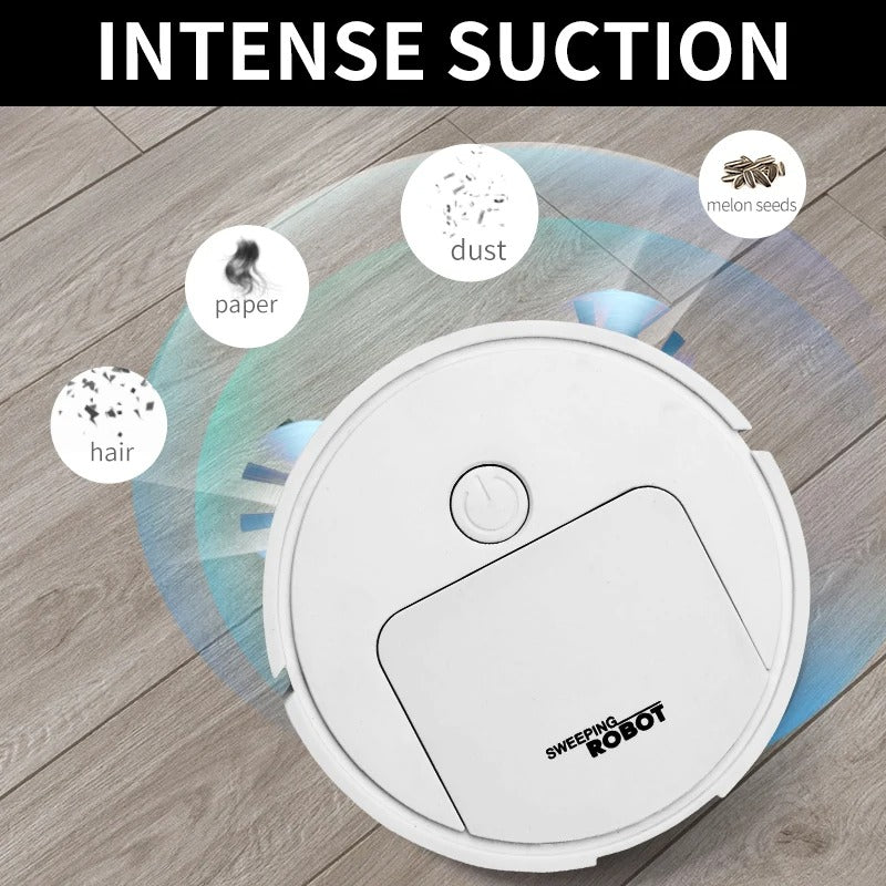 3-in-1 Robot Vacuum Cleaner | Powerful Suction, Smart Navigation & Ideal for Pet Owners and Busy Households
