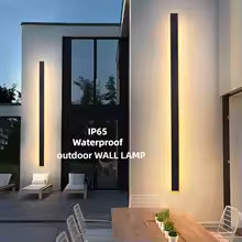 Waterproof LED Wall Sconce | Minimalist Design for Indoor & Outdoor Use. Dimmable Options Available