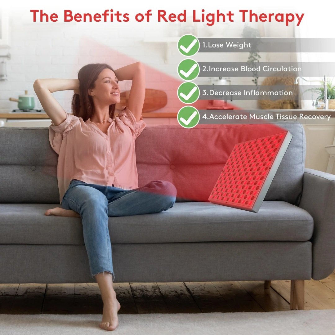 Red Light Therapy Lamp Device  – Muscle Recovery and Sleep Aid