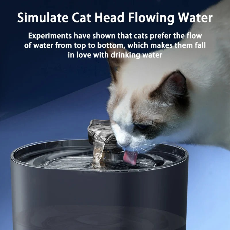 Wireless Automatic Cat Water Fountain | Filtered Fresh Water for Your Pet