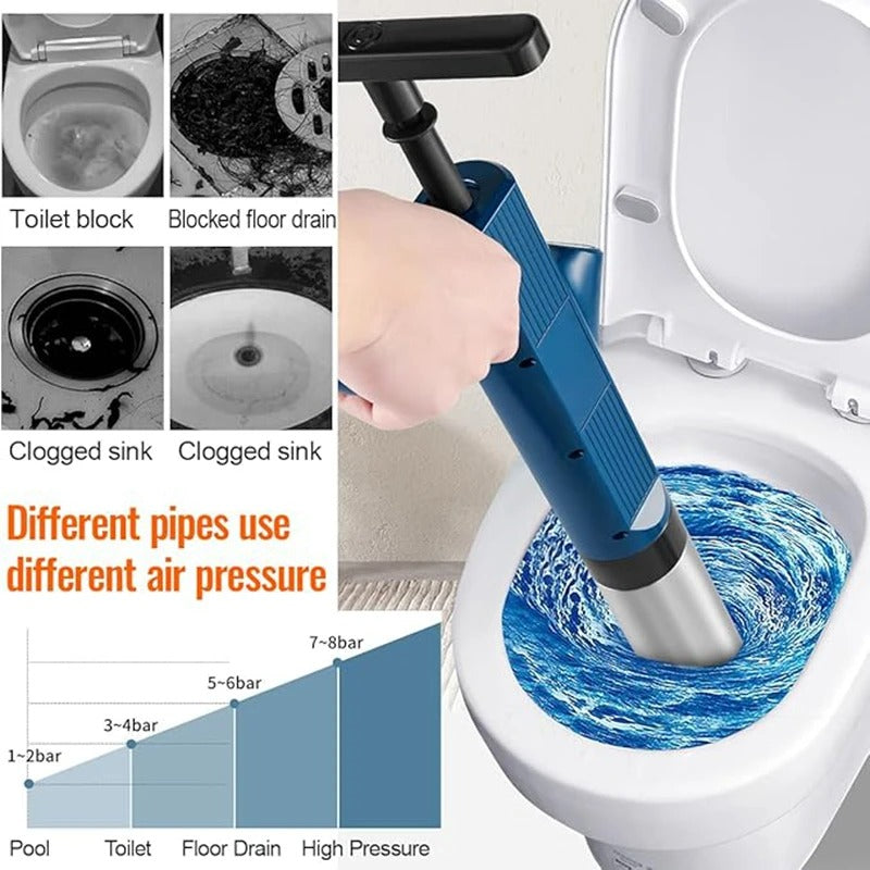 Toilet Plunger & Drain Unblocker | Eco-Friendly, User-Friendly & Effortless Solution for Home Maintenance