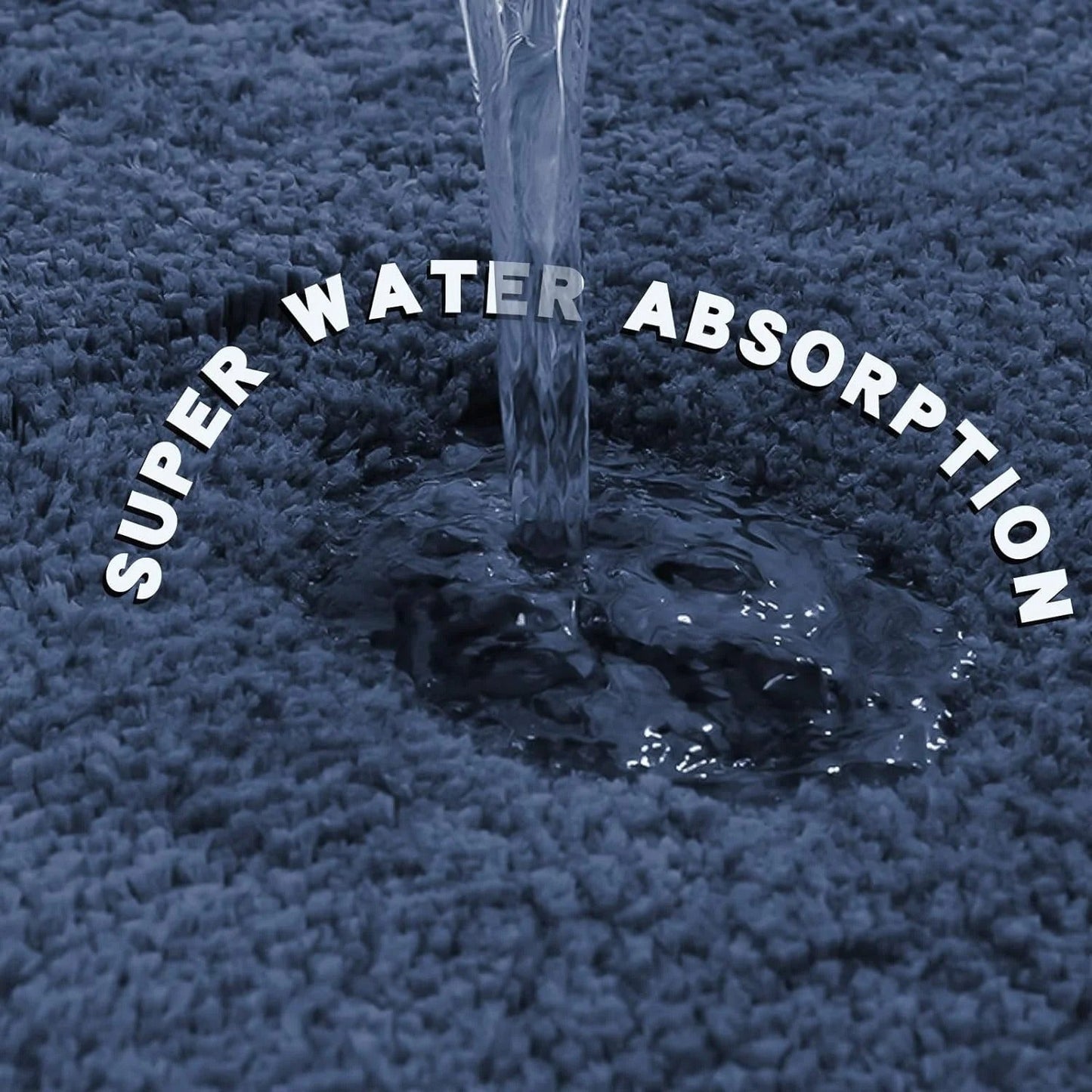 Thickened Plush Anti-Slip Bathroom Mat | Super Absorbent, Durable & Machine Washable for Shower, Sink & Toilet Use