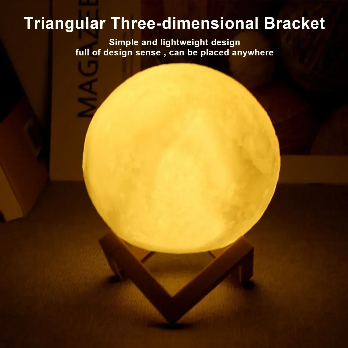 Lunar Moon Light Lamp | Lunar Globe Light with Stand