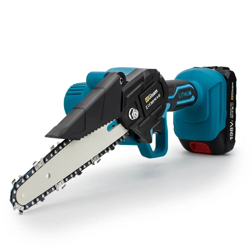 Cordless Electric Chainsaw | Lightweight, Ergonomic Design & Ideal for Effortless Pruning and Trimming
