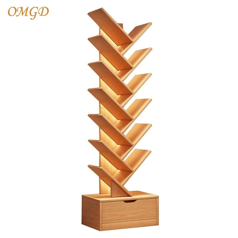 Everwood™ | Vertical Bookcase | Space-Saving Wooden Shelf for Home & Office Storage