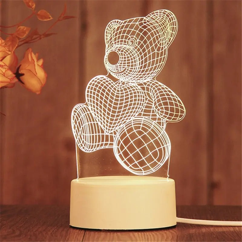 Romantic Heart Lamp – Perfect for Anniversary Gifts, Valentine’s Day, or Special Birthday Surprises