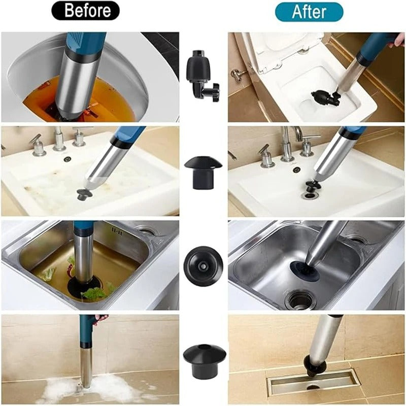 Toilet Plunger & Drain Unblocker | Eco-Friendly, User-Friendly & Effortless Solution for Home Maintenance