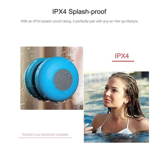 Portable Speaker For Swimming Portable Speaker Bluetooth Floating Wireless Waterproof Speaker With Colorful LED Light For Pool