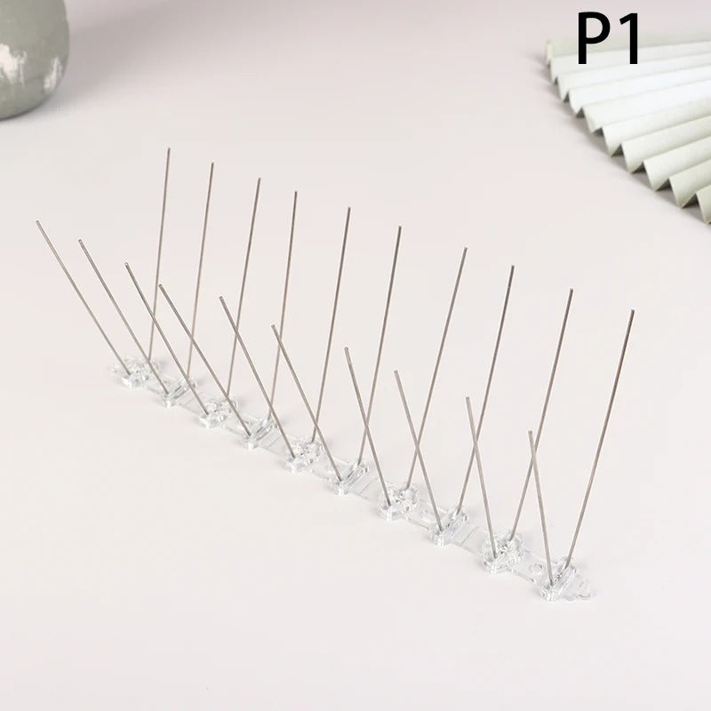 1PC Stainless Steel Pigeon Spikes And Bird Repeller Deterrent 25cm Balcony Anti-bird Repellent Thorn Nail Kit Pest Control