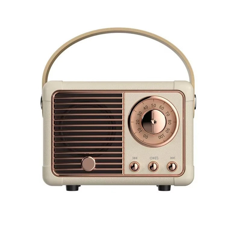 EchoWave™ | Vintage Bluetooth Speaker with Retro Design | Portable Wireless Audio for Home & Outdoor Use