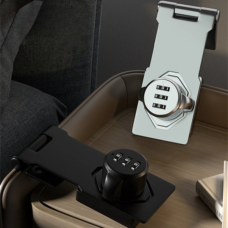Keyless Cabinet Protection Lock | Durable Zinc Alloy, 1000 Combinations & Easy Installation for Home Security