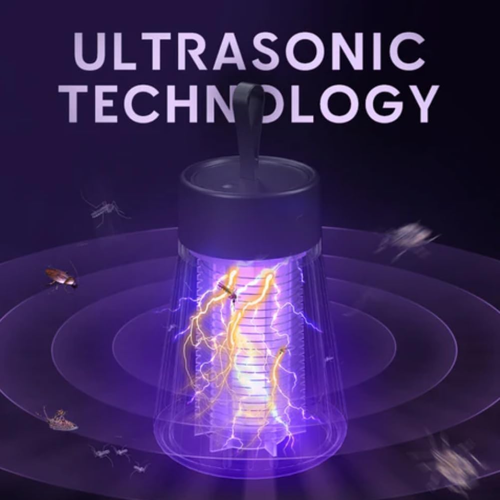 Mosquito & Bug Killer Lamp - 2 Pack, UV Light Insect Trap for Indoor & Outdoor Use, Effective Pest Control Solution