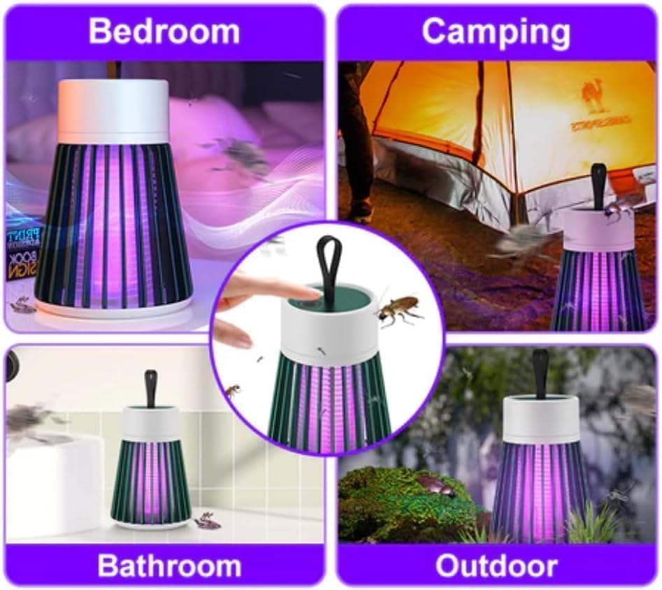 Mosquito & Bug Killer Lamp - 2 Pack, UV Light Insect Trap for Indoor & Outdoor Use, Effective Pest Control Solution