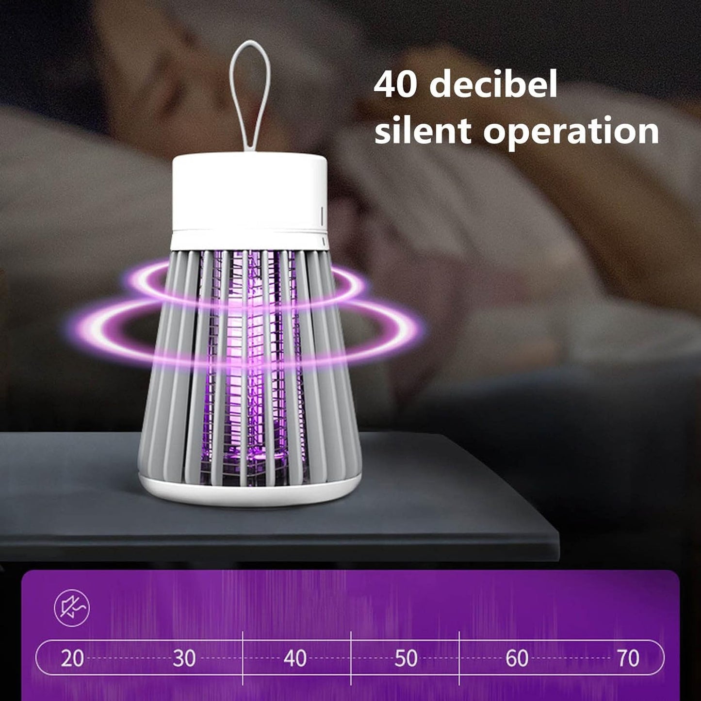Mosquito & Bug Killer Lamp - 2 Pack, UV Light Insect Trap for Indoor & Outdoor Use, Effective Pest Control Solution