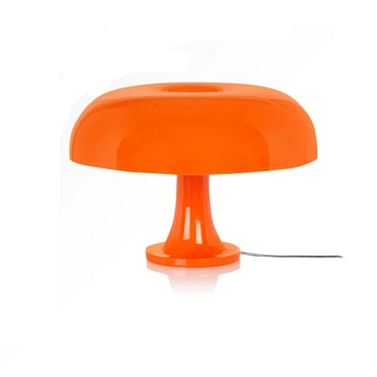 Scandinavian Mushroom Lamp – Unique Orange Table Lamp for Your Room
