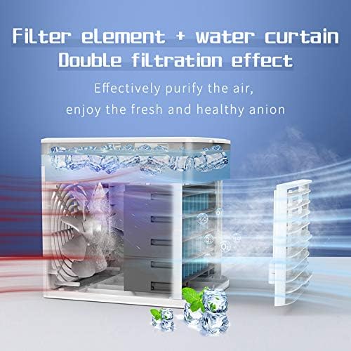 Portable Air Conditioner Fan - Compact Personal Cooling Device for Home, Office, and Outdoor Use