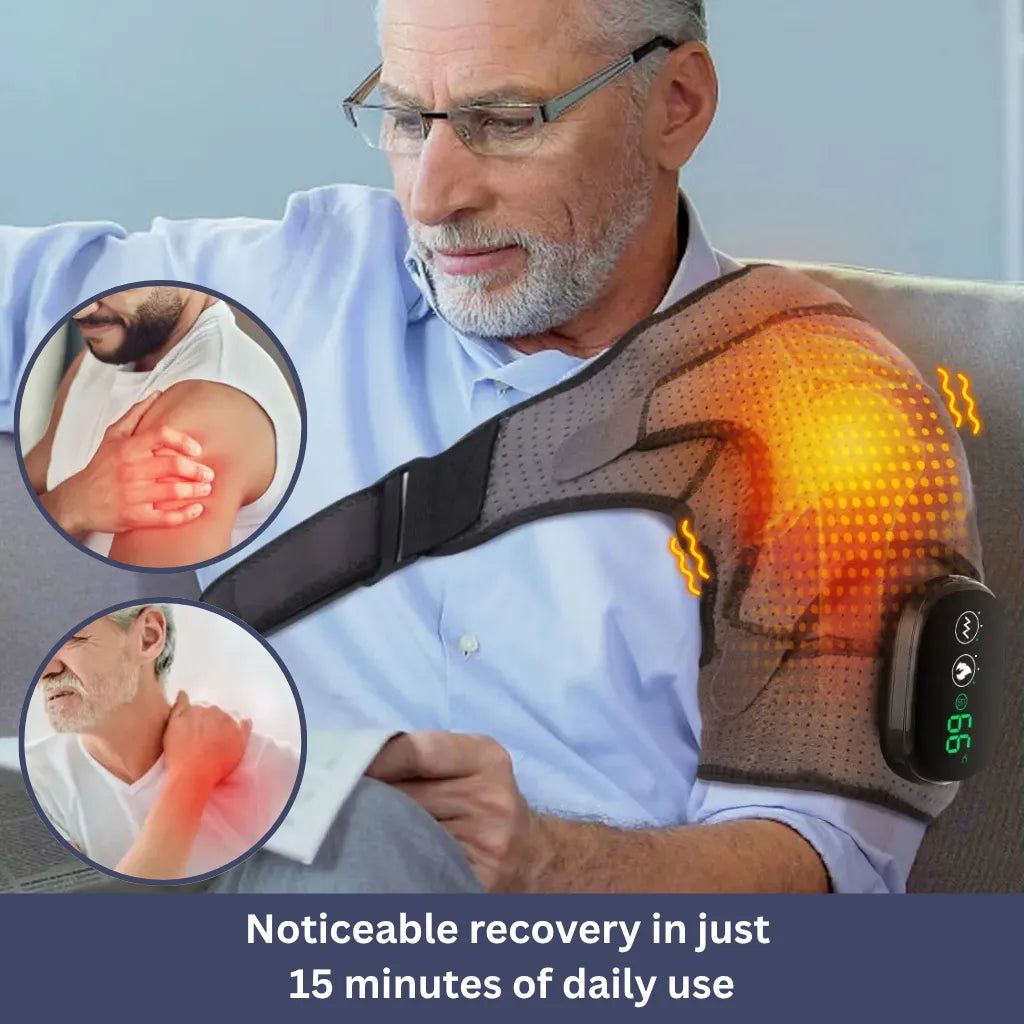 Shoulder Massage Device | Heat Therapy, Adjustable Intensity & Ideal for Muscle Relaxation
