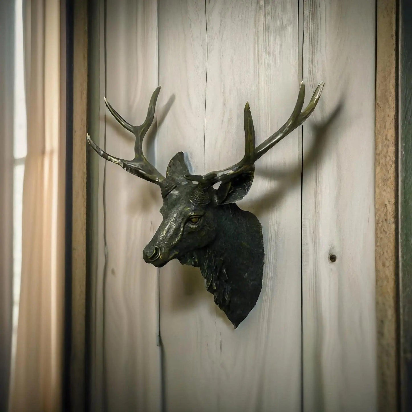 MysticHorn™ | Majestic Deer Head Wall Decor | Rustic Antler Design for Cabin & Lodge Home Decor