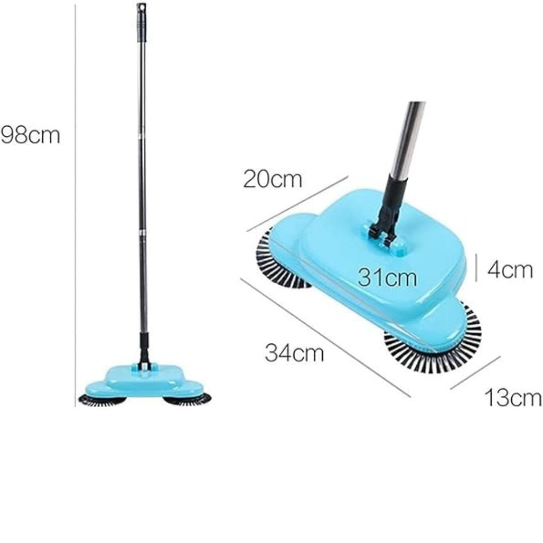 2-in-1 Vacuum Broom | Cordless, Eco-Friendly & Suitable for Tiles, Wood, and Carpets